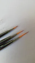 3 unids/set de línea de arte pintura bolígrafo Slim 3D acrílico consejos pinceles para Gel UV dibujo línea colorido diseño de malla herramientas de manicura de uñas