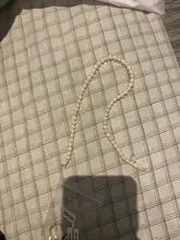 ASHIQI naturales de agua dulce perla gargantillas collar de la joyería de la plata esterlina 925 para mujeres, regalo de moda