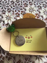 Gato personalizada etiqueta de perro-perro ID Tag MW002 artística fuente de doble cara grabado para la pequeña mascota mediana grande Collar de perro accesorios etiqueta