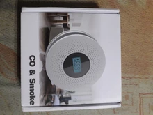 Detector de humo combinado, Detector de monóxido de carbono con pantalla, con batería, Sensor de alarma