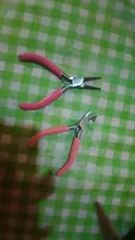 Herramientas de joyería de 125mm, accesorios DIY, herramientas de Hardware, pinza de plástico, tornillo de Banco rosa, negro, cabeza redonda, afilada boca, alicates de corte de alambre