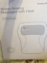 Novedosa almohada de masaje 3 en 1 para cuello, espalda, hombros y cintura, masajeador corporal, regalo para aliviar el dolor, fácil de llevar, para coche, hogar, enchufe europeo