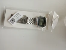 Reloj digital vintage para hombres y mujeres, pulsera con pantalla led electrónica de oro y plata para militares, en color negro, ideal para deportes y regalo