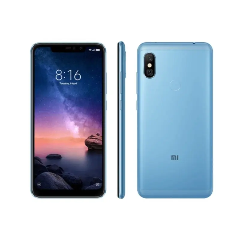 Xiaomi Redmi Note 6 Pro 15 9 см (6 26 дюйма) 4 ГБ 64 две SIM карты гибридный слот синий 4000