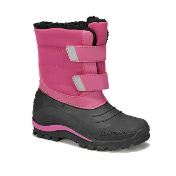 

Girls Boots Shoes Spring Autumn Fuchsia Pink Sneaker PU Children Leather Fashion Kids Warm Winter Rubber Waterproof Snow Rain