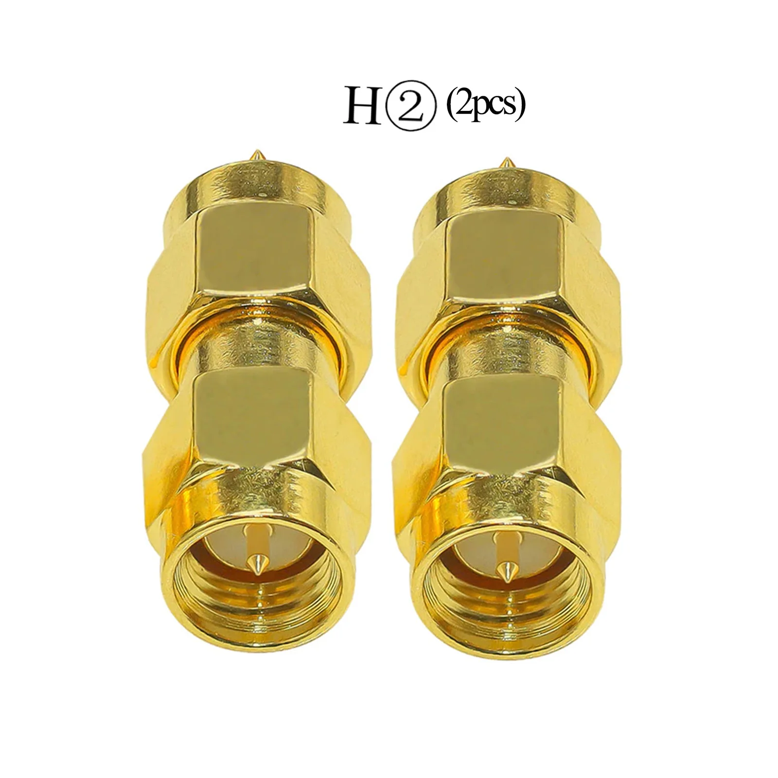 Kit Adattatori SMA E RP-SMA Maschio-Maschio - 3 Pezzi, Connettori Coassiali Oro Per Drone FPV E Wi-Fi