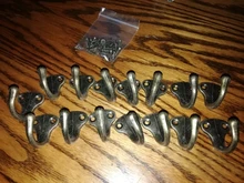 Hooks Buckle Furniture Wall-Hanger Wooden Small Silver Antique Hardware for Jewelry-Box