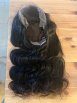 30 pulgadas de la onda del cuerpo de la peluca con malla Frontal Pre arrancado con el pelo del bebé Remy brasileño 13x4 Frontal de encaje pelucas de cabello humano para las mujeres negras