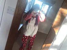 VICWIG-Peluca de cabello sintético liso con flequillo para mujer, pelo largo de 24 pulgadas, resistente al calor, color rosa, Cosplay