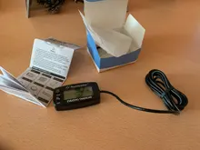 Inductive Tachometer Gauge Lawn-Mower Motorcycle RPM Enginebacklit Alert for ATV HM032B