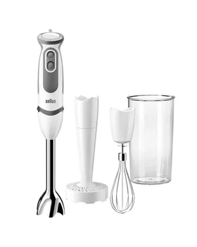 

Mixer BRAUN MINIPIMER 5 MQ 500 7WH PUREE - 750W - 21 speeds-measuring cup-anti-splash system-ACCESSORY PASA-P