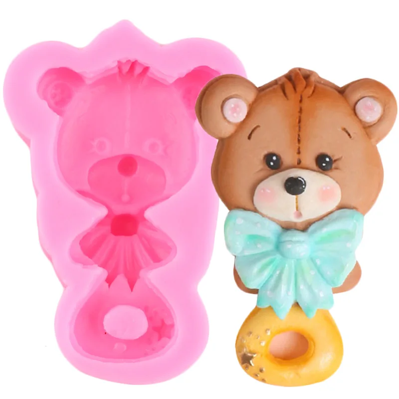 Gummy Bear Molds Candy Molds Fondant Chocolate Candy - Temu