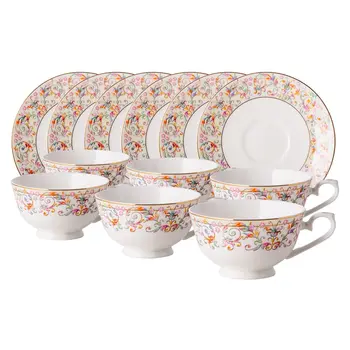 

Royal ivory tea set 12 items