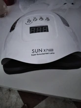 220W SUN X7 Max secador de uñas pantalla LCD 57 LED secador de uñas lámpara UV LED para curado Gel polaco Auto sensor lámpara para uñas