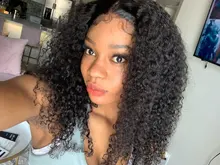 RESHINE-Peluca de pelo rizado de Mongolia, cabello humano con encaje frontal 13x4, 180%, 13x6, cierre de encaje rizado, prearrancado