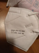 Mascarilla facial KN95 FFP2 con filtro CE, tapabocas antipolvo, 5-100 Uds.