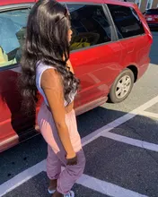 Luvin 28 30 32 40 pulgadas brasileño de la onda del cuerpo crudo extensiones de cabello humano cabello Remy extensiones con ondas al agua teje ofertas de productos al por mayor