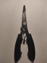 LINNHUE de acero inoxidable pinza de pesca multifunción cortador de cables, Extractor de ganchos de pesca agarre Alicates con anillas abiertas pesca