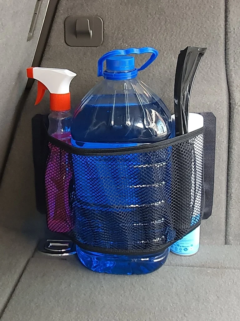 Mesh pocket in the trunk with Velcro, car organizer mobylos 30436/37