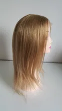 Pelucas de cabello humano Rubio para mujer, elegante peluca con malla frontal para mujer, peluca recta con corte Bob, 4x4 con cierre de encaje, pelucas de Cosplay brasileñas doradas