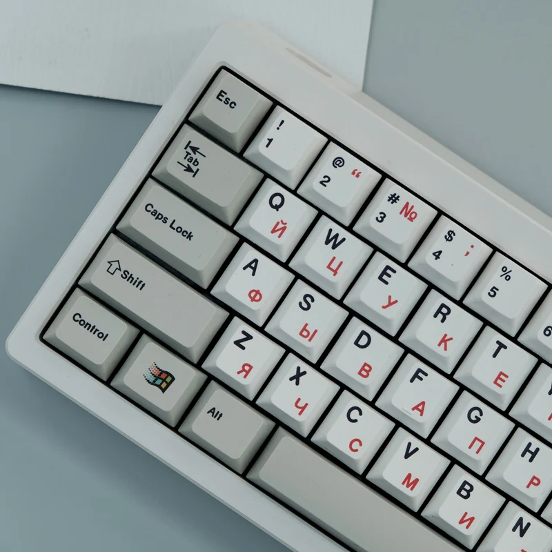 Teclado Mecânico Clássico Gmk Keycap Perfil Cereja Pbt Pbt Dye Sub mx Switch com 1.75u 128 Chaves - Imagem 3