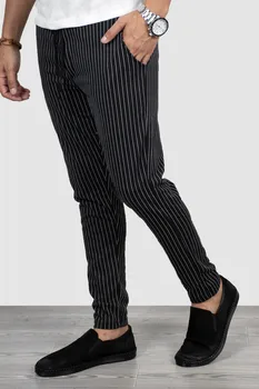 

DeepSEA Male Black Sweatpants Slim Fit Cotton Sports Long Trousers Line Running Exercise Joggers Streetwear Casual 2001923