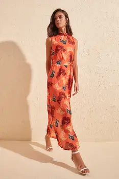 

Trendyol Belted Print Dress TWOSS20EL1241