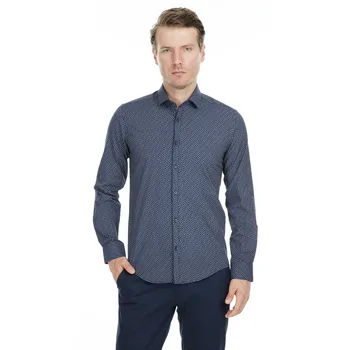 

Buratti Polo Club Male High Quality Long Sleeve Slim Fit Business Casual Shirt Men's Cotton Dress Shirts Wedding Formal Shirt C