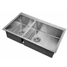 Мойка для кухни ZorG R 78-2-51-R(Две чаши, нержавеющая сталь, габаритные размеры 780 x 510 мм