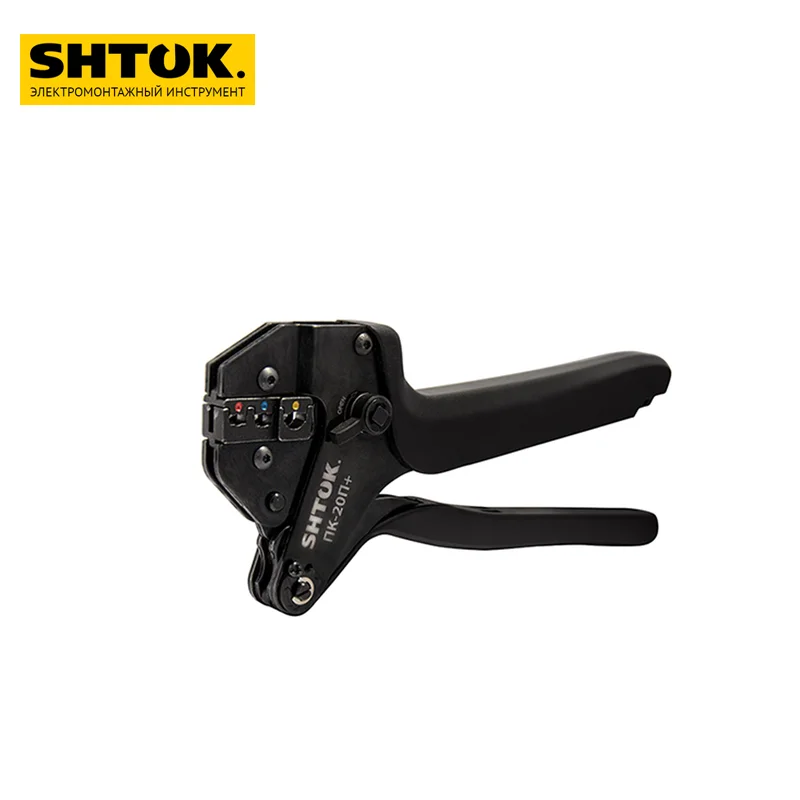03601 Пресс-клещи SHTOK PK-20P+ 200 мм, параллельный обжим. Поставляются без матриц