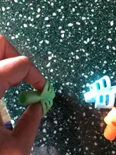 3 uds dos pluma en forma de dedo de silicona titular del bebé de aprendizaje de escritura herramienta pluma de escribir corrección set de papelería infantil