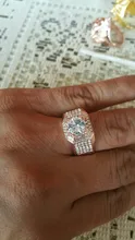 FDLK-anillo lujoso de oro rosa para hombre, piedra Natural de cristal, regalo de aniversario para novio, banda de boda de compromiso para banquete