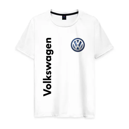 Мужская футболка хлопок Volkswagen | одежда