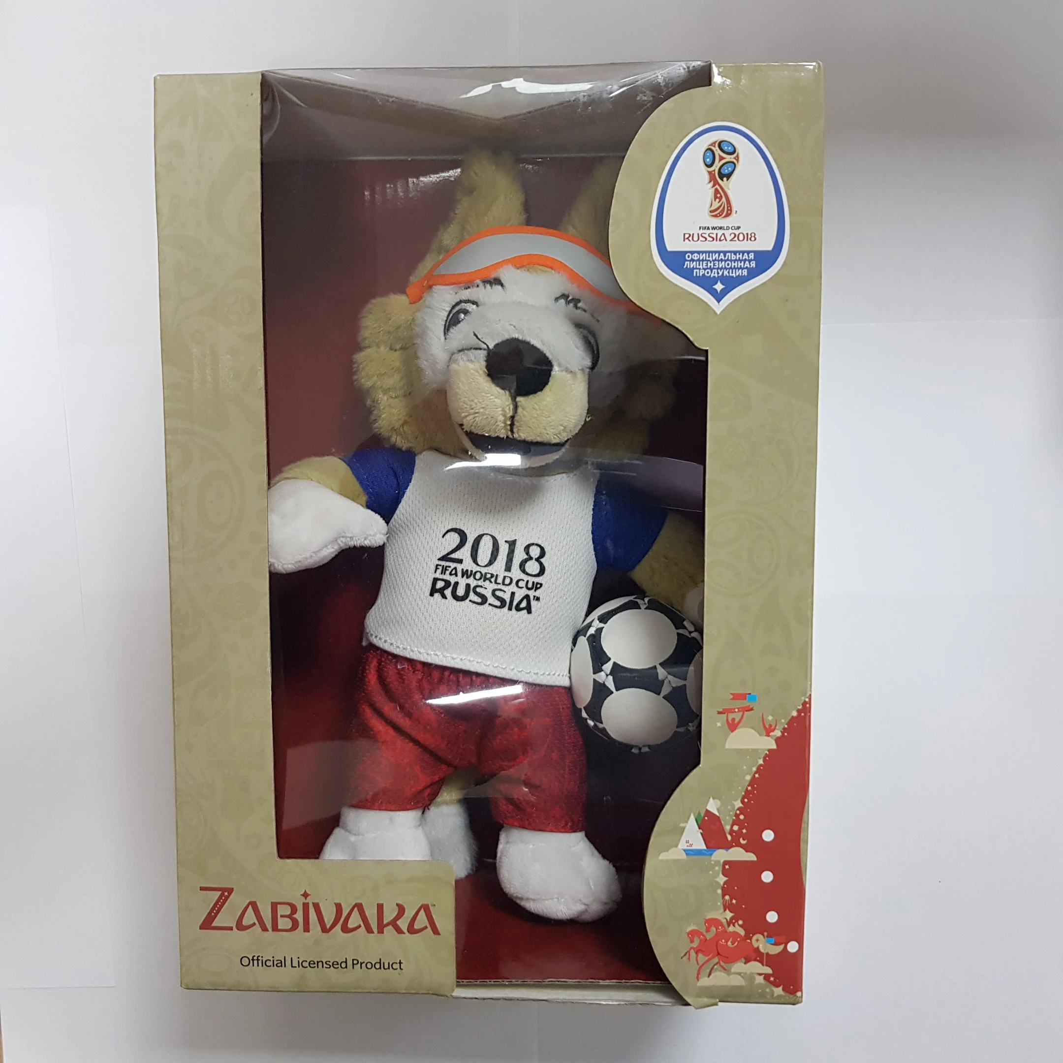 1шт. Zabivaka. FIFA WORLD CUP RUSSIA 2018г. 24cm. Official Licensed Product. Лучший подарок!|Персонажи