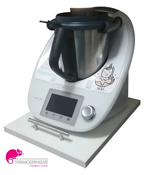 

BASE, shelf, table slider for THERMOMIX TM5 TM6 TM31 and Monsieur Cuisine Connect protect BALANCE. Mod White large
