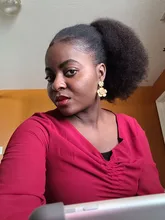 Cola de Caballo Afro rizada, cabello humano, Maxine 4B 4C, extensiones de coleta rizada, Clip en cordón, Coleta, moño