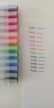 Lote de 12 bolígrafos creativos de Gel de 0,5mm, 12 colores, marcadores de tinta de color, papelería, estilo de moda, regalo de artículos de oficina