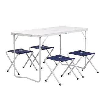 

Furniture set (steel), Table + 4 stools (21407 + 21124) helios (PR-in GK Tonar)