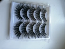 5 Par 3D visón pestañas falsas corto Natural suave y dramático pestañas falsas hecho a mano sin Cruel maquillaje extensión de pestañas