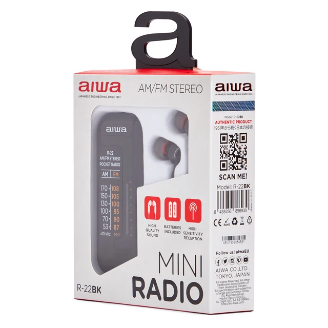 Specifications of AIWA S-R22 Aiwa