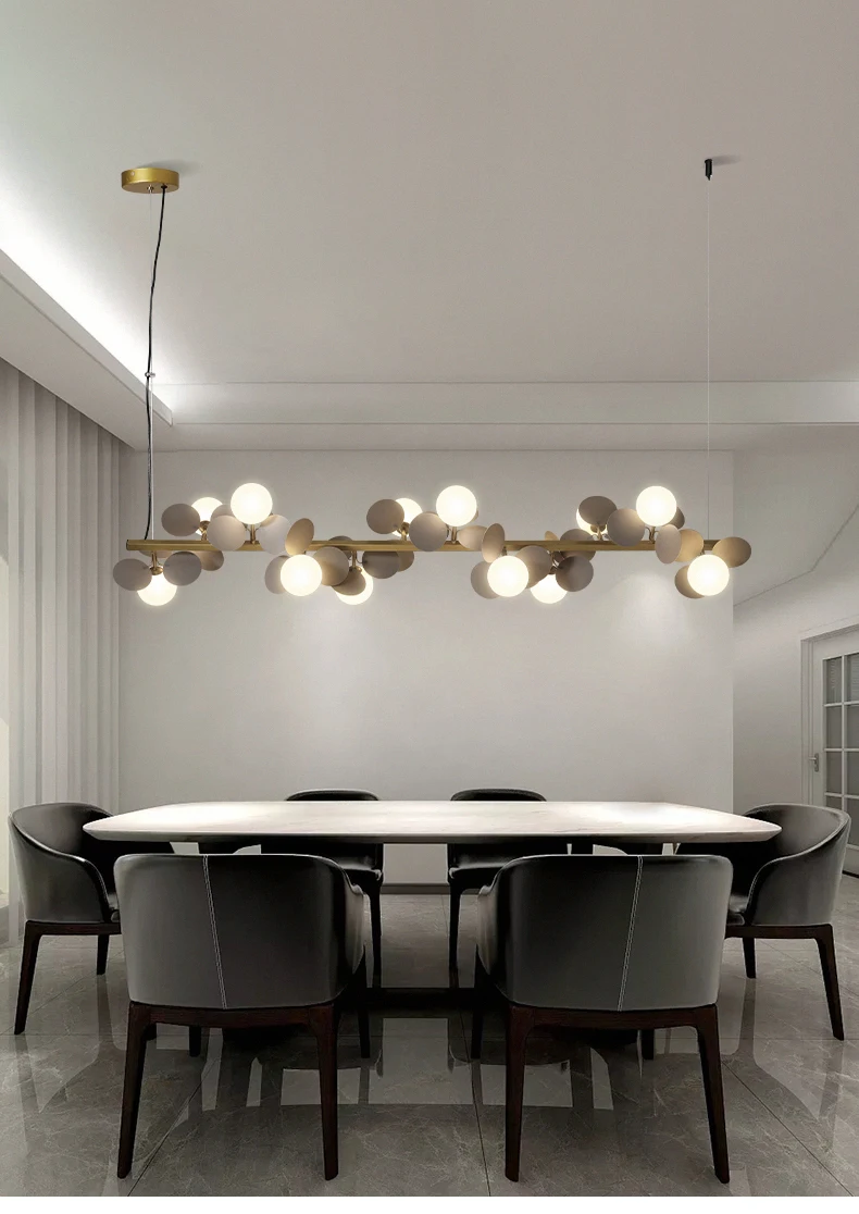 small chandeliers LED Chandelier For Dining Room Kitchen Table Bar Living Room Bedroom Ceiling Lamp Modern Nordic Glass Ball G9 Suspension Light modern chandeliers