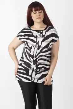 

Sans Textile Women Leopard Print Blouse 65 N16129