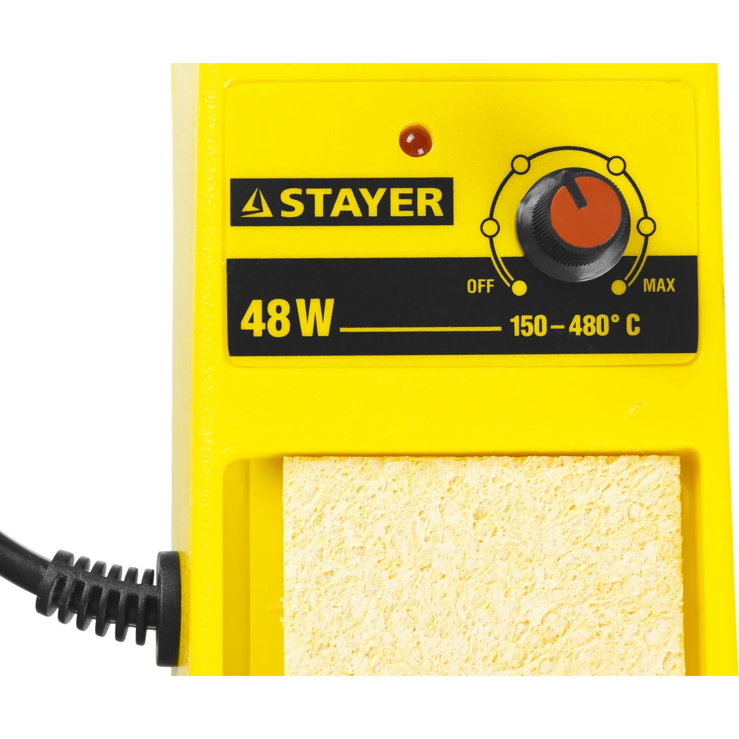 STAYER 100-450°C, 48Вт, 220 В, аналоговая паяльная станция 55371