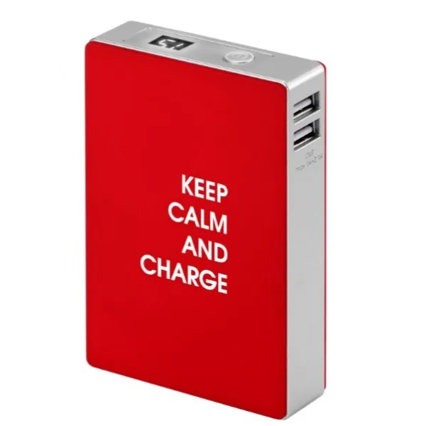 Interstep Внешний аккумулятор 10400мАч CALM 2USB диспл Li-Ion R