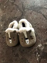Zapatillas adorables para bebé, zapatos de cuna de punto para niño y niña, antideslizantes de dibujos animados