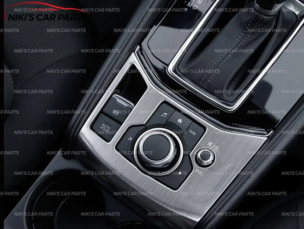 Крышка рамка навигационных кнопок чехол для Mazda CX5- из нержавеющей стали литье украшение автомобиля Стайлинг интерьер