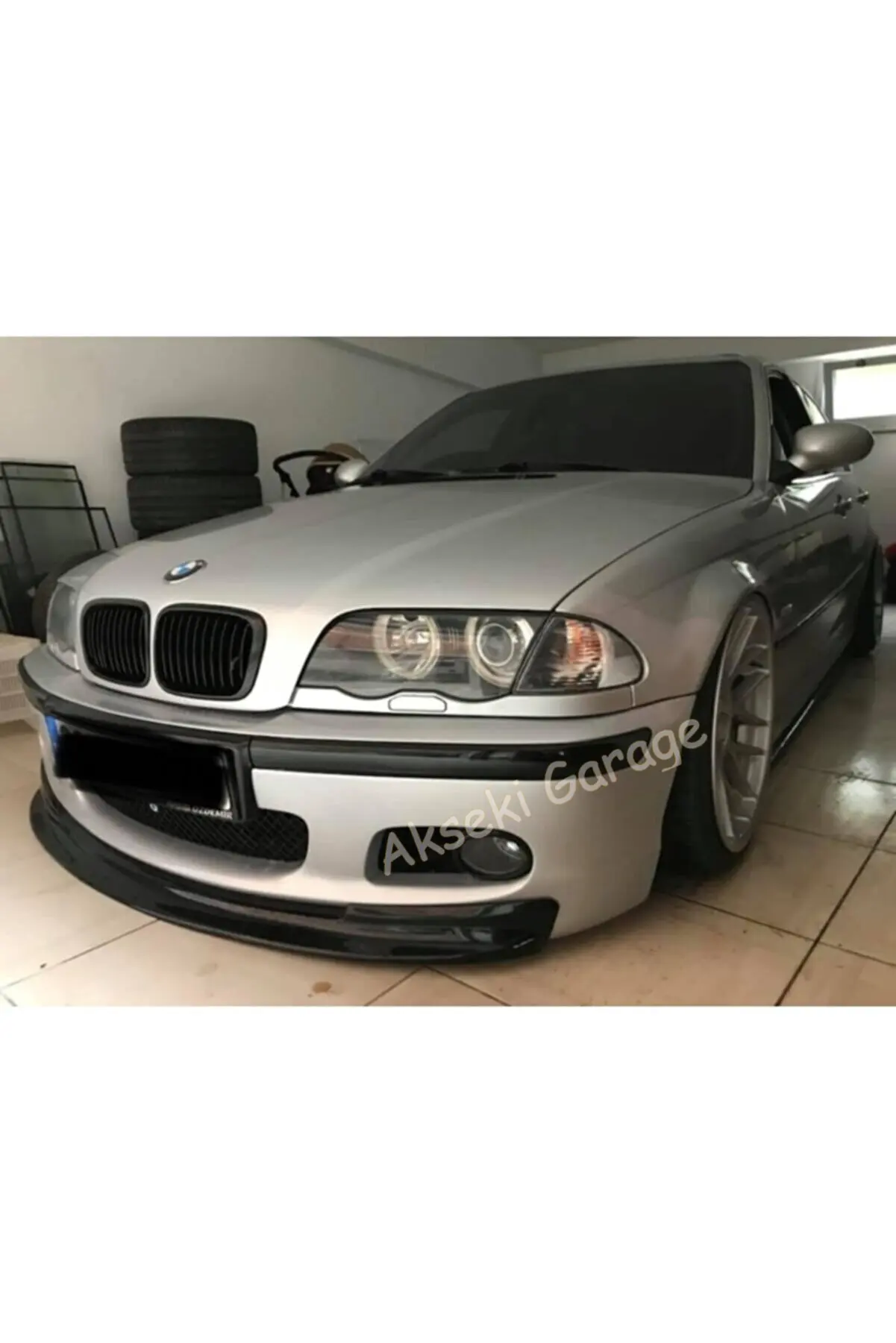 Labbro Splitter Anteriore Per Bmw E46 M Tech / M Sport 1997-2006 Attacco Paraurti Anteriore In Stile Csl-Accessori Auto Modificati Spoiler