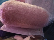 Mini rollo de burbujas de aire en forma de corazón para fiestas, rollo de espuma para regalos, decoración de boda, urdimbre, color rosa, 20cm x 5m