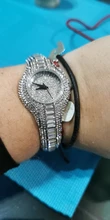 MISSFOX-reloj pequeño de 30mm para mujer, resistente al agua, de lujo, Ar, pulseras de Metal con diamantes de imitación Bu, relojes Chinos Baratos