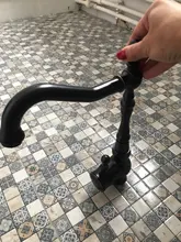 Montaje en cubierta de baño grifo de cocina monomando giratorio 360 lavabo mezclador grifos negro mezcladores de agua caliente y fría